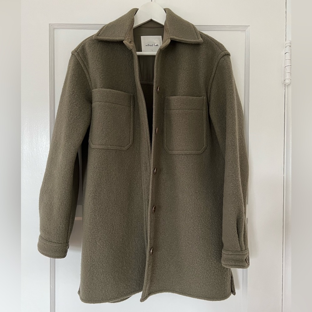 Wilfred Free Merino Wool Shirt Jacket